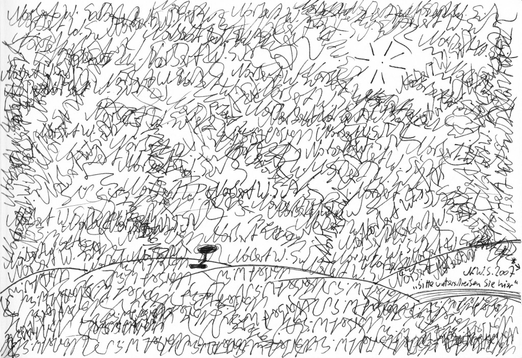 Symkronisation (I), Vorsatzblatt, Norbert W. Schlinkert